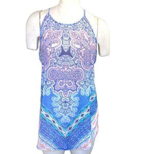 OP Ocean Pacific Beachy BOHO Sleeveless Tank Top L 11-13 #115H